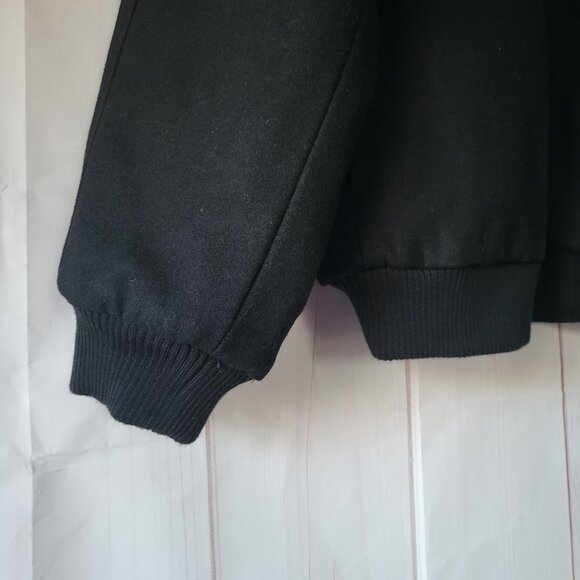 London Fog Men’s XL Wool Blend Insulated Winter Jacket, Black, Business NEW - Picture 2 of 10